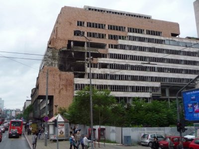 Another Bombed Out Building from NATO Attacks on Belgrade in 1999