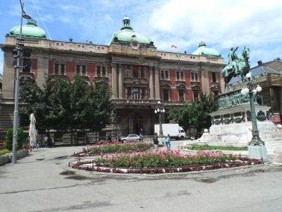 National Museum & Statue of Prince Michael (Main Square in Belgrade)