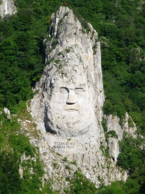 Statue of Decebalus is the Tallest Structure in Europe Carved in Rock (131 feet tall)