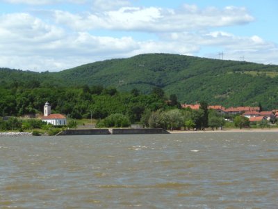 Serbian Village on Banks of the Danube