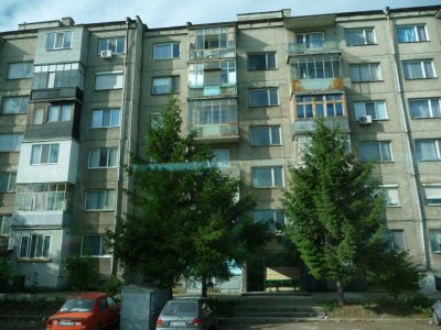 Communist Era Housing in Svistov, Bulgaria