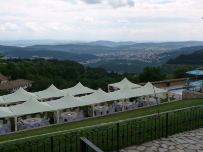 Preparing for Arbanassi Wedding Overlooking Veliko Tarnovo