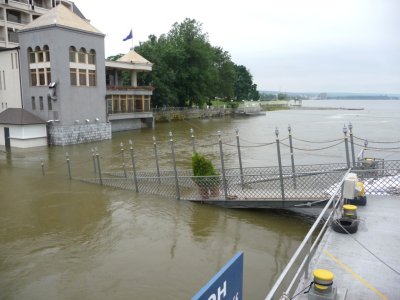 Danube Water Has Risen as We Move Farther South