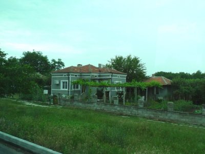 Bulgarian House Along the Road