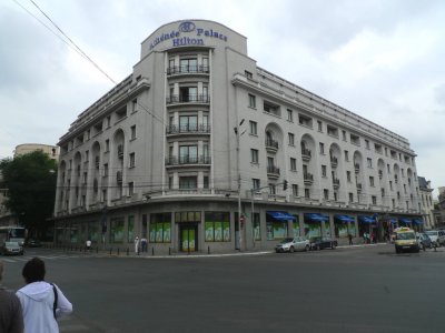 Our Hotel (Athenee Palace Hilton) in Bucharest (Built in 1914)