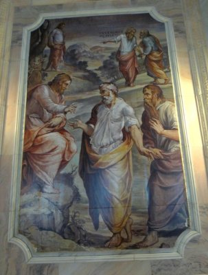 One of Many Frescoes in The Palace