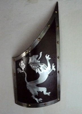 Shield Display in Bran Castle