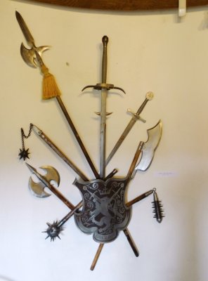 Weapons Display in Bran Castle