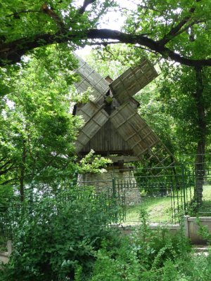 Windmill in the Open Air Museum in Herastrau Park