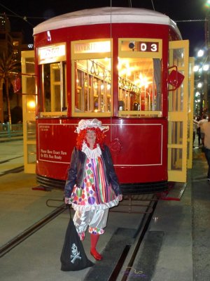 Susan at the Krewe of Halloween Parade