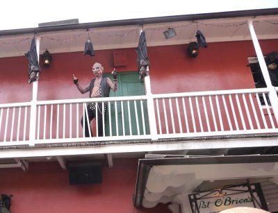 Bill in Costume Contest at Pat O'Brien's