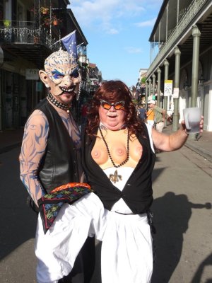 Halloween Day on Bourbon St.