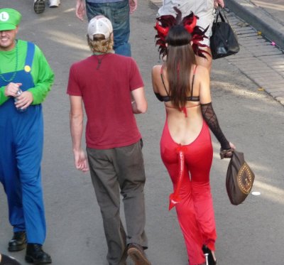Halloween Day on Bourbon St.