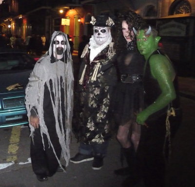 Halloween on Bourbon St.
