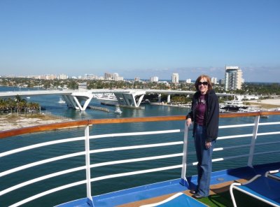 On the Aft Deck of the Emerald Princess