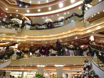 Atrium of Emerald Princess