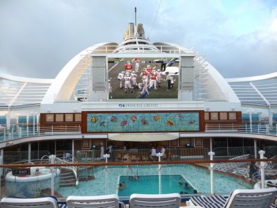 Sun Bowl on Big Screen TV