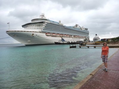 Docked on Bonaire -- New Year's Day 2011