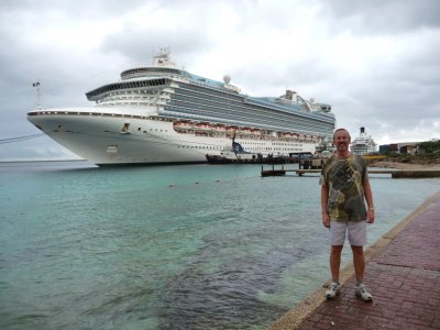 Docked on Bonaire -- New Year's Day 2011