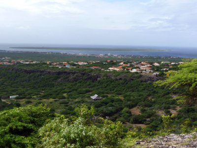 View of Kralendijk and Little Bonaire Island