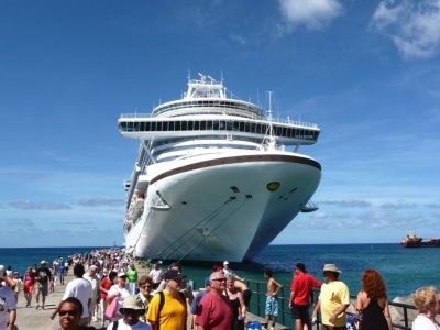 Emerald Princess Docked in Grenada