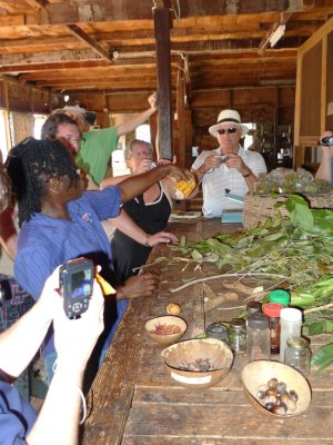 Tour Guide Explains Spices of Grenada