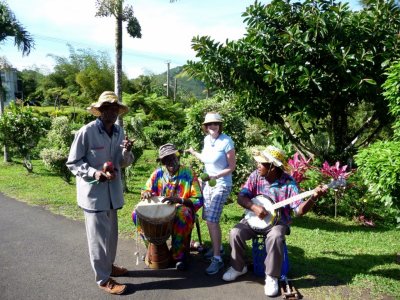 Playing with the Band on Grenada