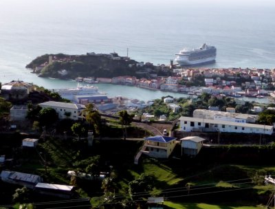 Carenage & Melville St. Cruise Terminals on Grenada