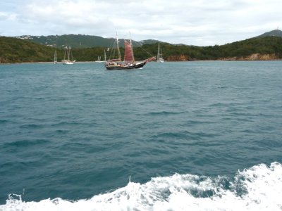 Sailing Near St. Thomas