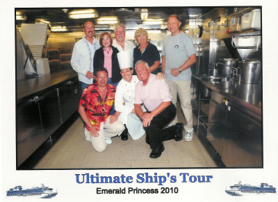 In the Galley on the Ultimate Ship's Tour