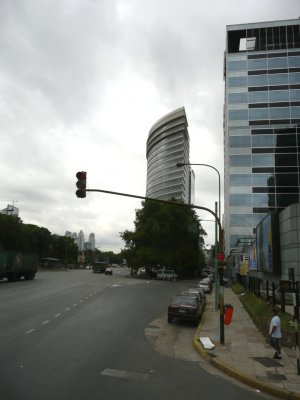 Entering the Expensive Recoleta Neighborhood