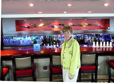 Bar in the Looking Glass Lounge