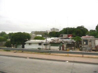 'Asentamientos' (shanty town) on Outskirts of Montevideo