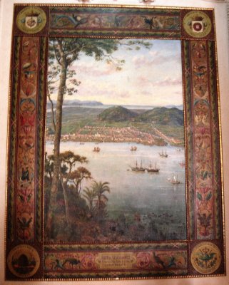 Painting of Santos Port in 1822