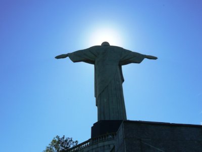 Christ the Redeemer Statue from the Back