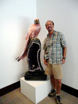 Quartz Macaw at Jewelry Museum