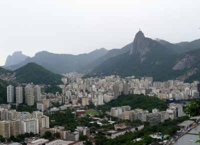 Corcovado Viewed from 1st Plateau of Sugarloaf