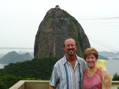 Bill & Susan with Sugarloaf in Background