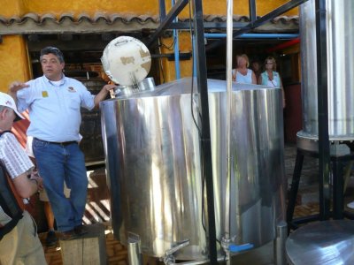 Tour Guide (Fito) with Tequila Still