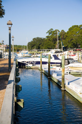Boats in the Shelter Cove Marina