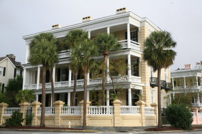 Historic house on the Battery in Charleston