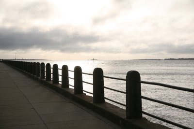 Battery view towards Fort Sumter