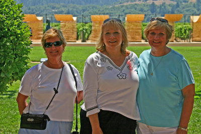 Eileen, Sharon & Joan at Mondavi