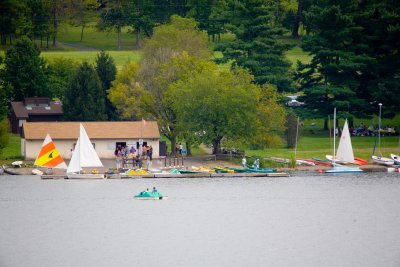 Boat house at Lake Galena