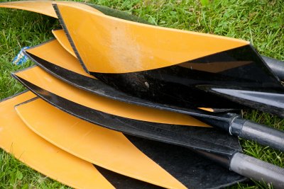 Stack of oars