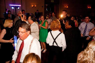 The band had the dance floor crowded all night