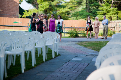 Getting the girls lined up