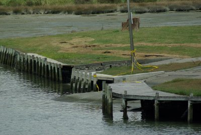 Quake ripped ground of yacht club.