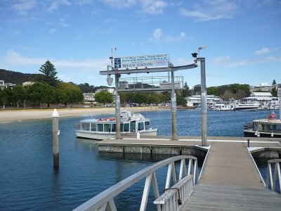 Nelson Bay Ferry Docked