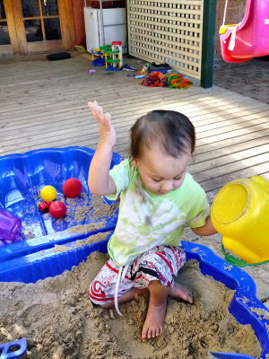 Tozza's First Sand Castle